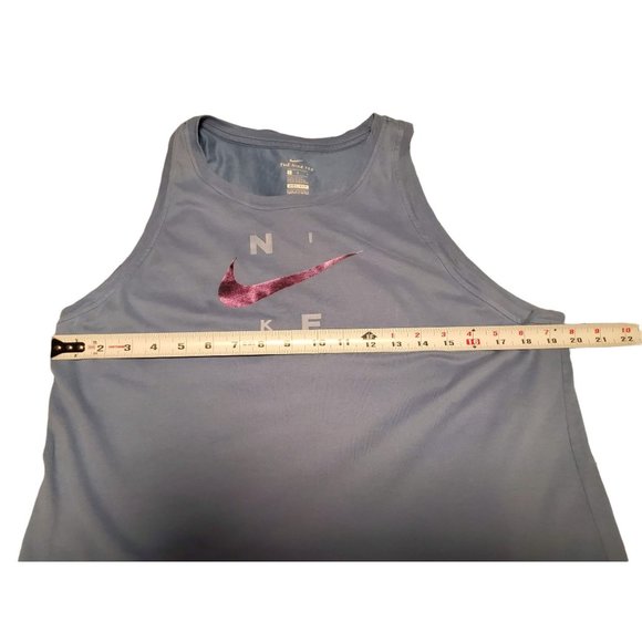 Nike Women's Dri Fit Athletic Cut Tank Sz L - Picture 3 of 7
